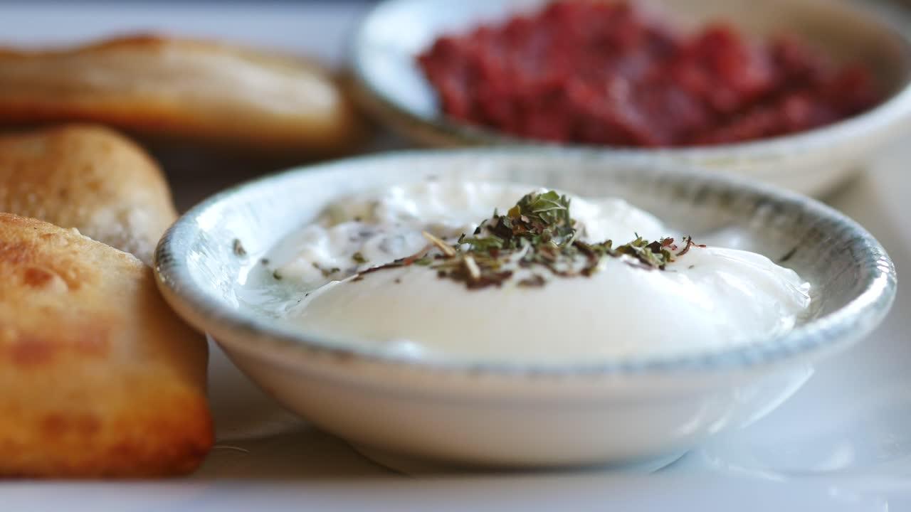 salsa de pan turco con crema agria