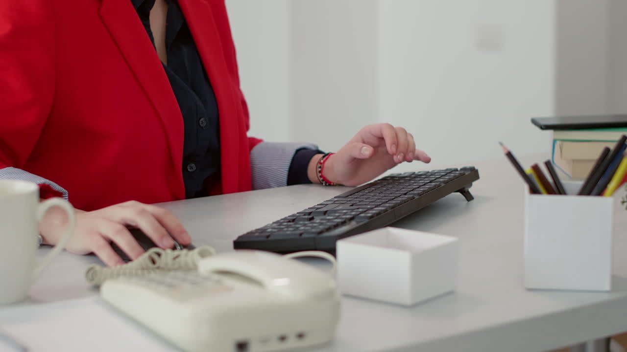 Marketing consultant working on computer for business growth