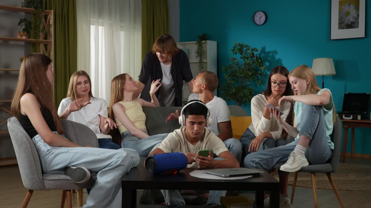 Teenagers Having a Fun Gathering