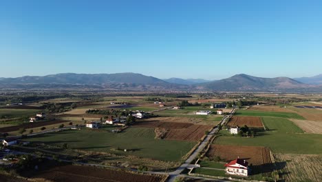 Discover-Greece's-Hidden-Gem:-Aerial-Drone-Tour-of-Pentavriso,-Kastoria,-in-4K