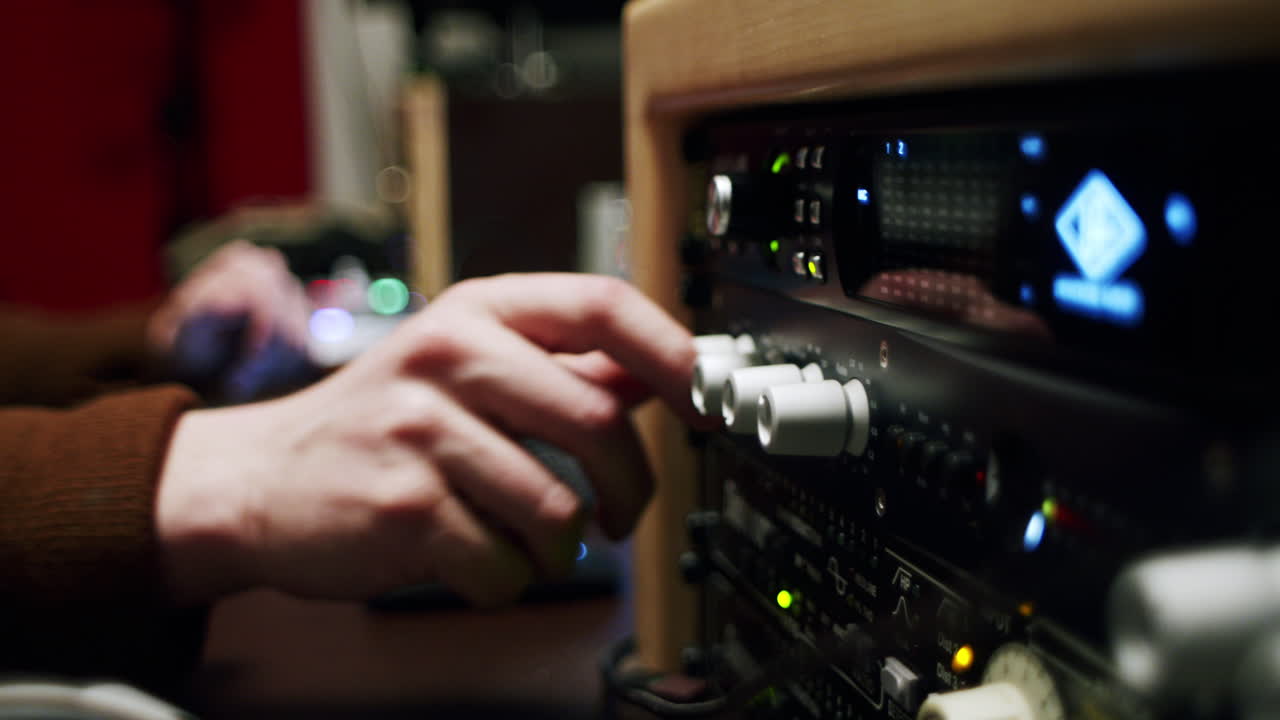 Using Sound Equipment in a Studio