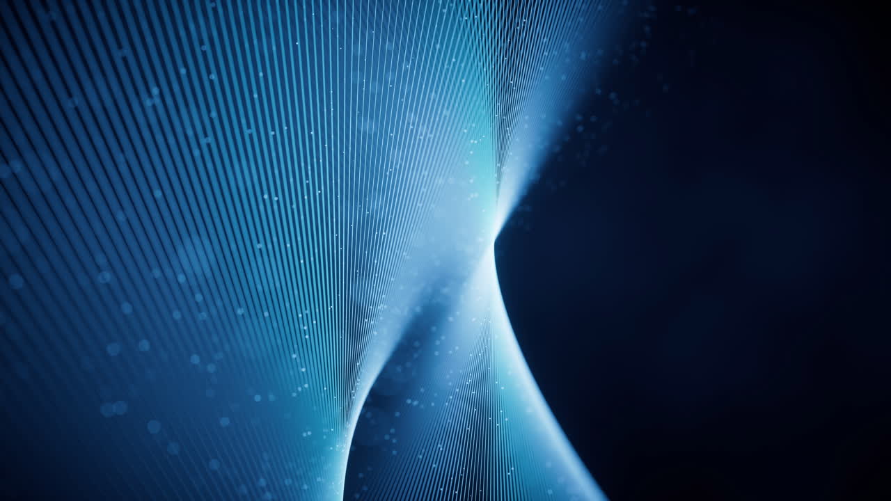 Glowing laser lines, abstract background, 3d rendering.