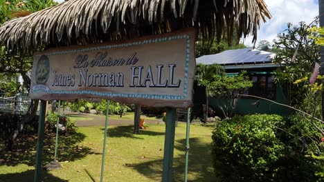 house museum of the writer james norman hall in papeete,tahiti