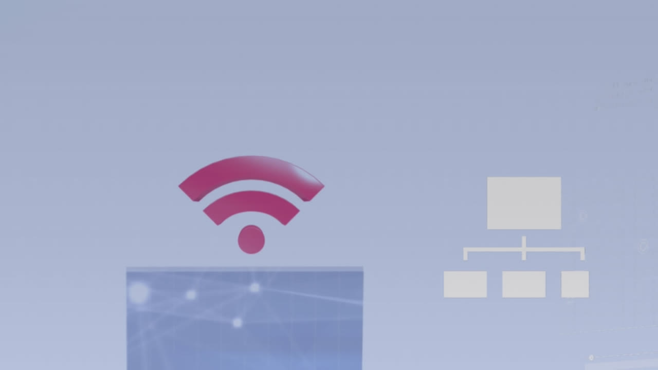 el video muestra el procesamiento de datos que ocurre en un paisaje urbano