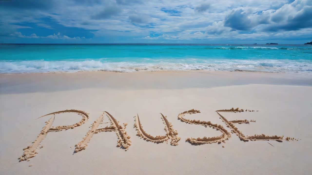 Pause on the Beach