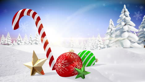 escena de navidad sin costuras con decoraciones