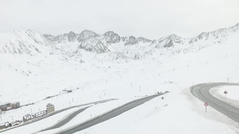 andorra ski resort at the pyrenees