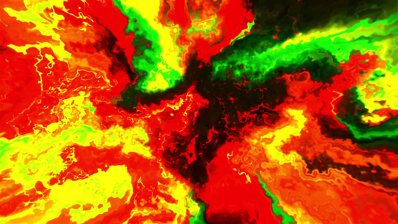 arte líquido abstractamente colorido