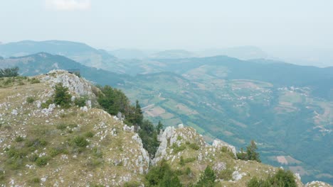 Mucanj-Mountain-And-Surroundings,-Landscape-Of-Central-Serbian-Nature---aerial-drone-shot