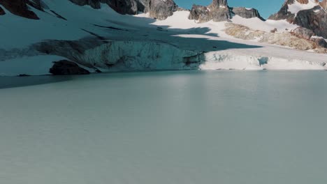 Lagoon-Over-The-Ridges-In-Ojo-del-Albino-Glacier-In-Tierra-de-Fuego-In-Patagonia-Argentina