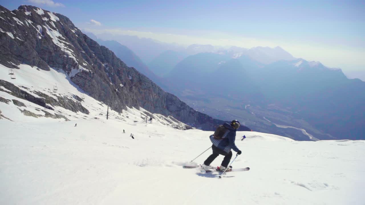 슬로우 모션으로 스키 01