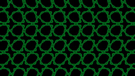 colored pattern on a minimal black background.