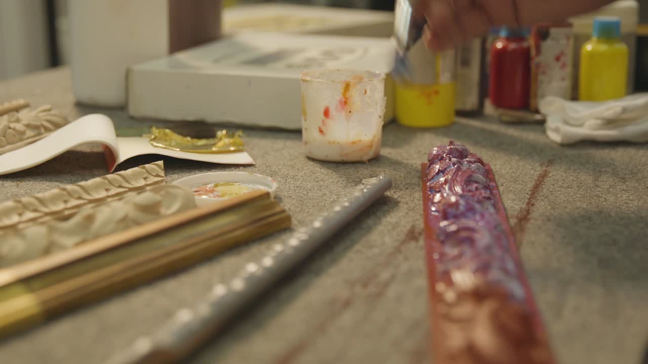 Painting a piece of furniture to look old