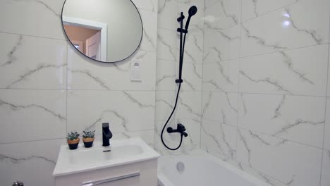 tour from the bathroom to living room