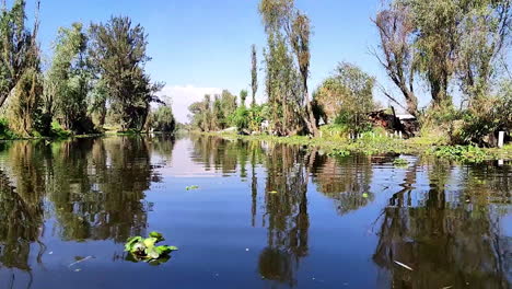 timelapse at mexico city farmer zone, xochimilco