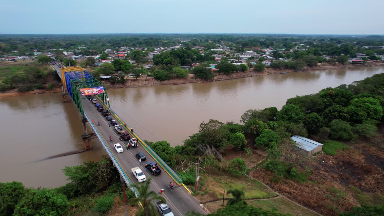 Elorza town background, place of interest