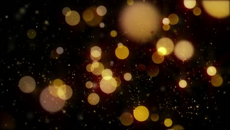 golden turbulent glitter seamless background loop with floating motion