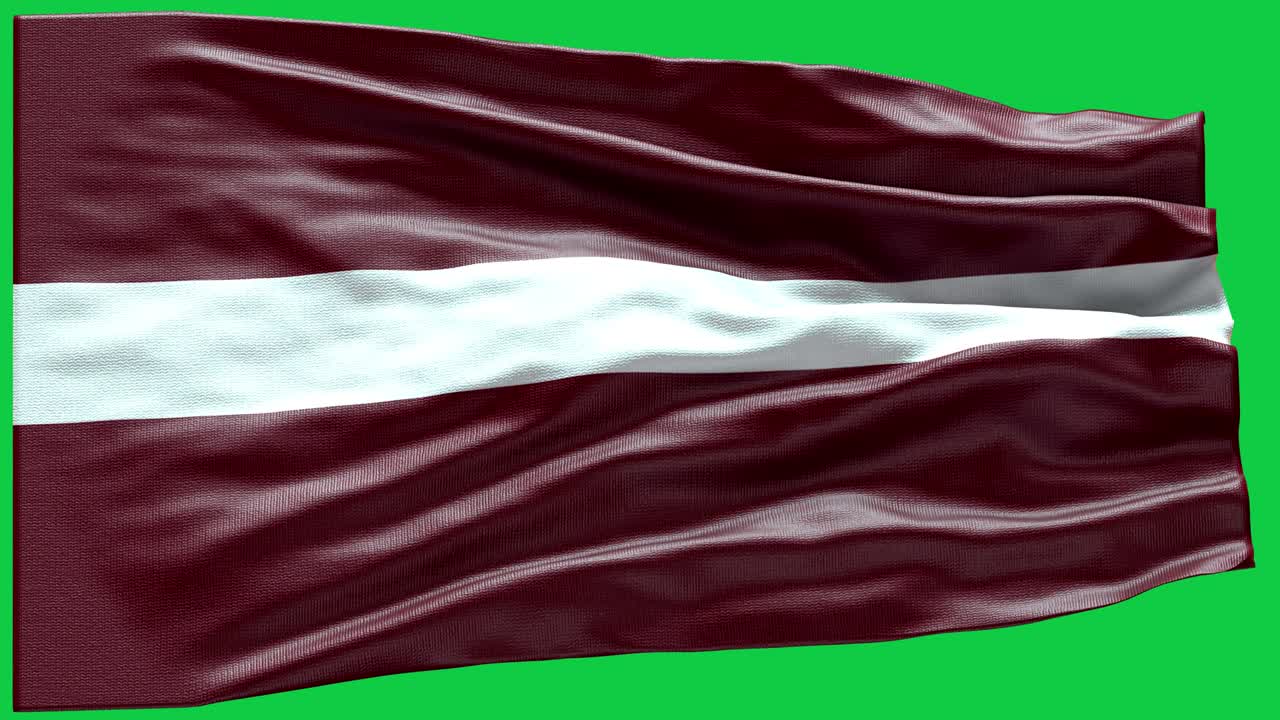 4k bandera muy detallada de letonia - bandera de letonia alto detalle - bandera nacional de letonia patrón de ondas elementos en bucle