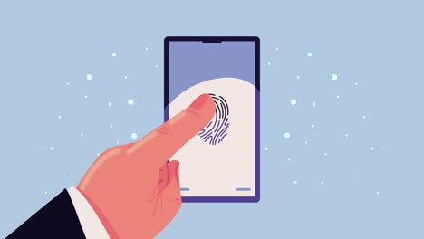 fingerprint authentication on smartphone