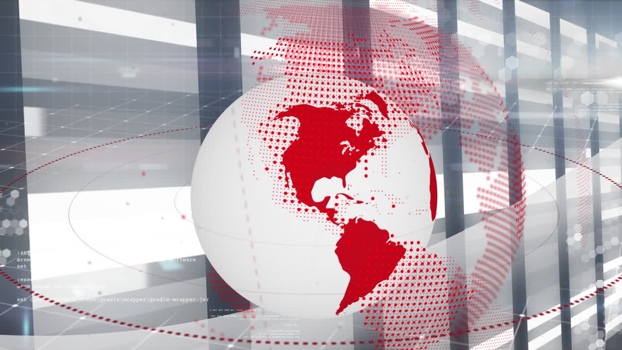 animación de globos y formas a través del procesamiento de datos