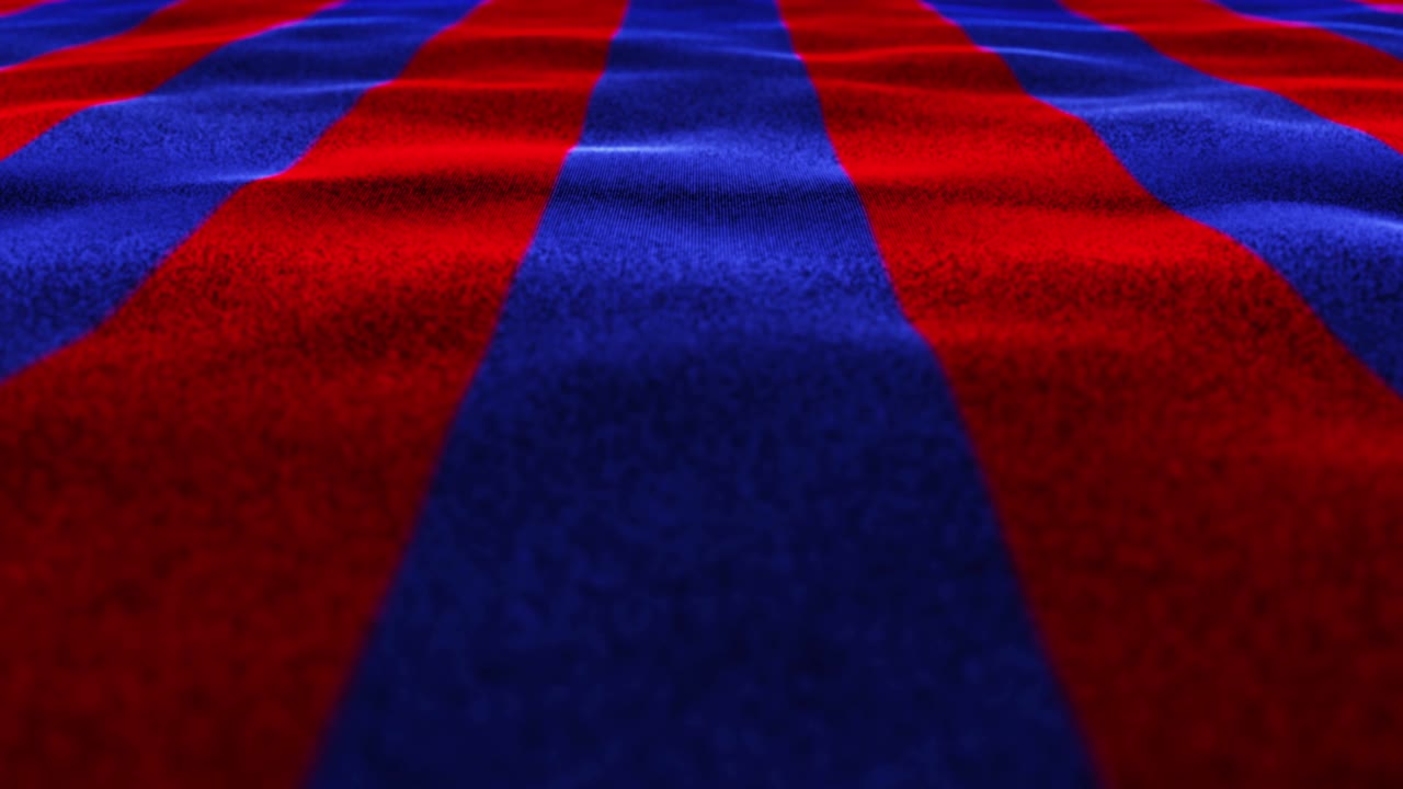 빨간색과 파란색 발, 섬유 카 배경, 스 카메라, 루프