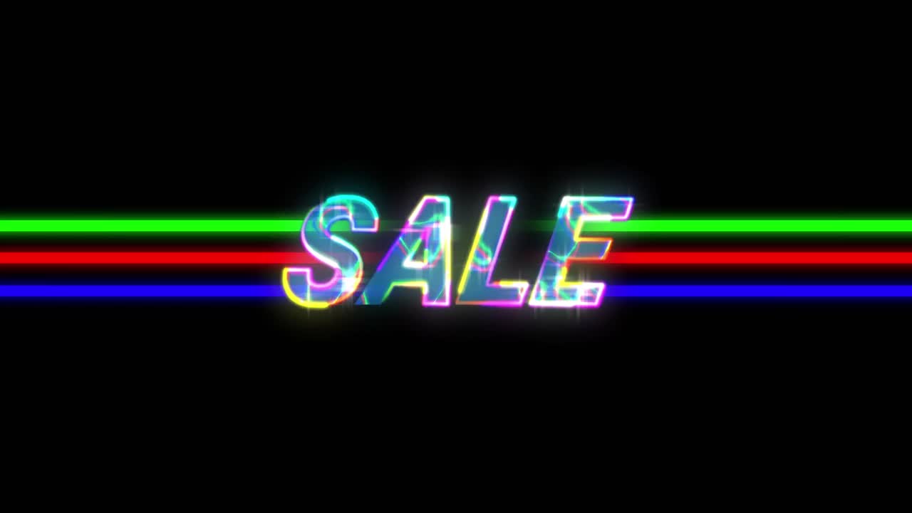 anuncio de venta de oro en retro años ochenta fondo 4k