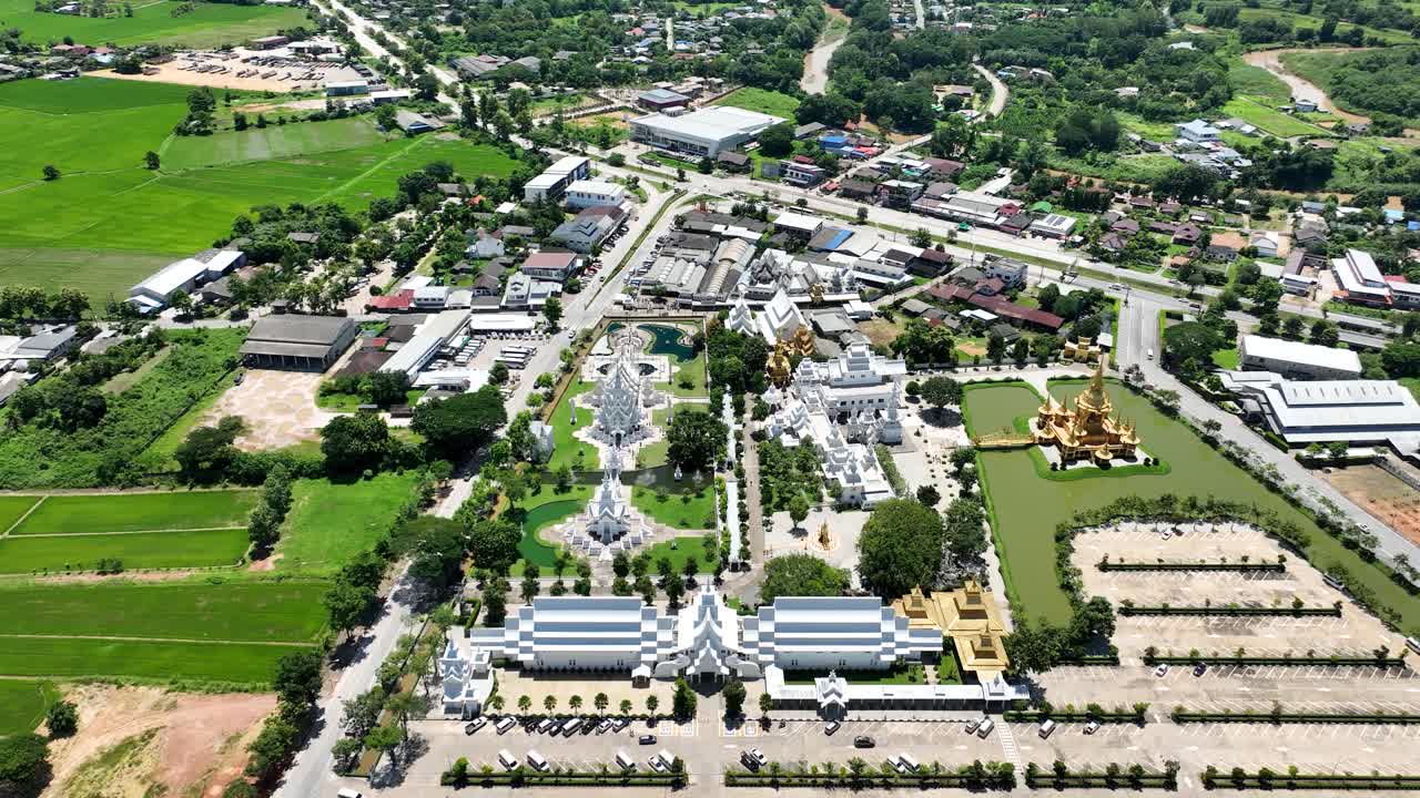 Tourism Thailand, Travel Infrastructure, District Buildings, Aerial View