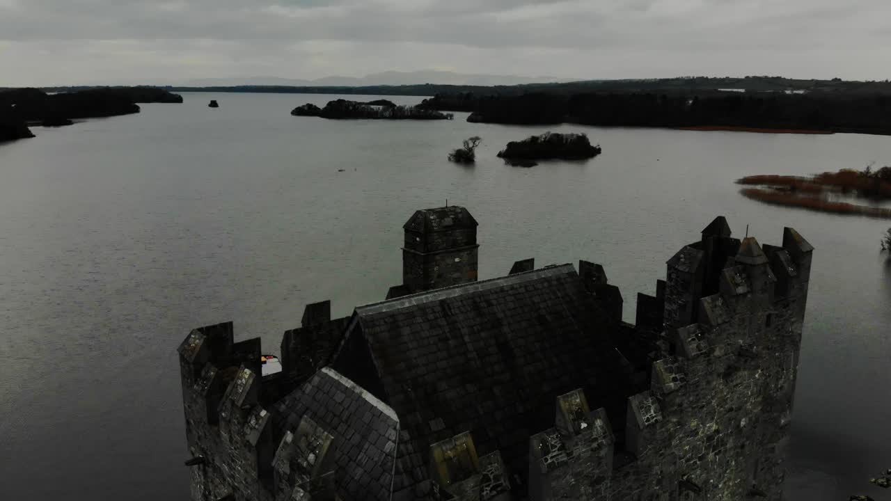 воздушный снимок замка