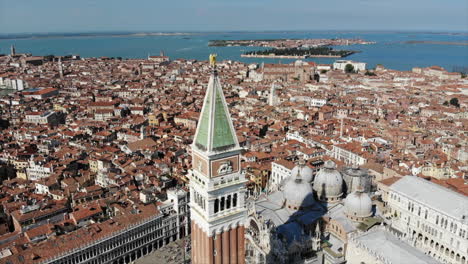 venice san marco bell tower high fly