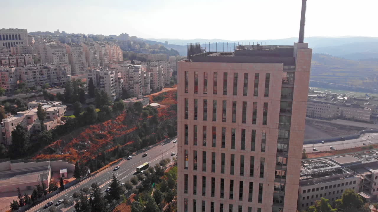 Large Building in Hi tech Park , Jerusalem Mount Hotzvim Aerial