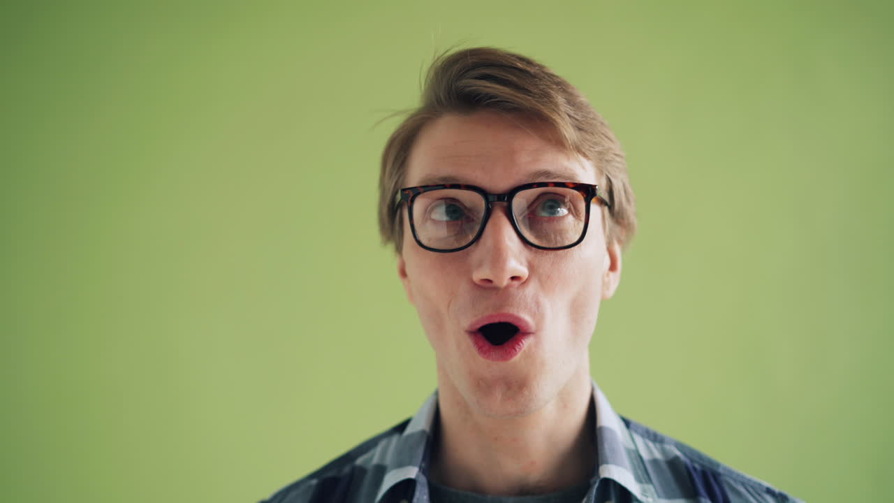 Smiling Man in Glasses