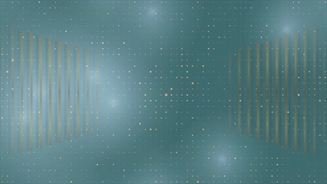 fondo de movimiento tecnológico azul abstracto con líneas doradas