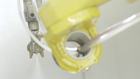 industrial robot painting process