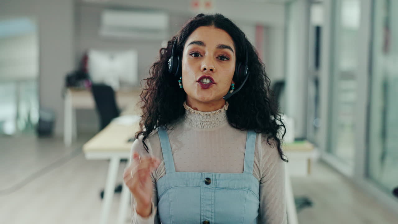 Happy Customer Service Representative
