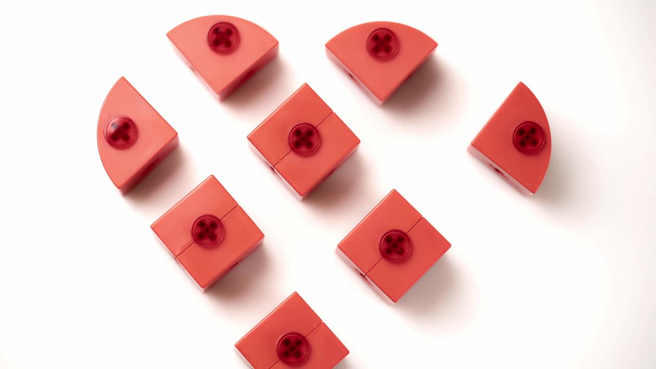 은 웃는 마음의 가까운 시선은 모션 애니메이션을 멈습니다. 발렌타인 데이 배경, 사랑 개념, 스웨덴.