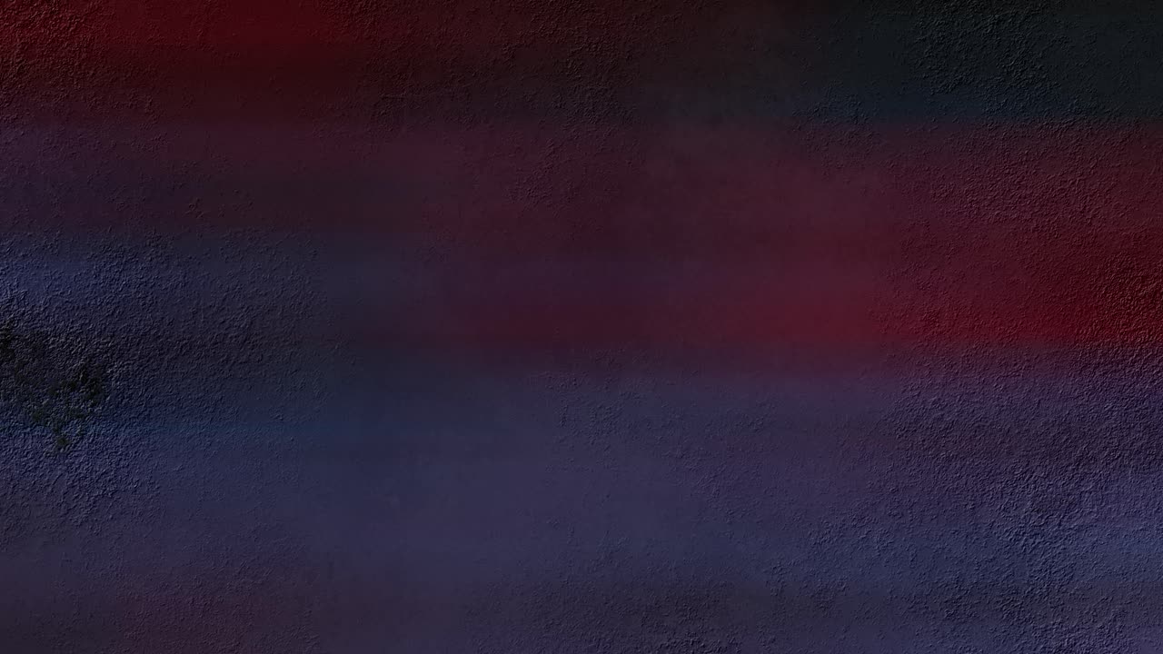 Digital animation of police or ambulance lights moving on concrete wall