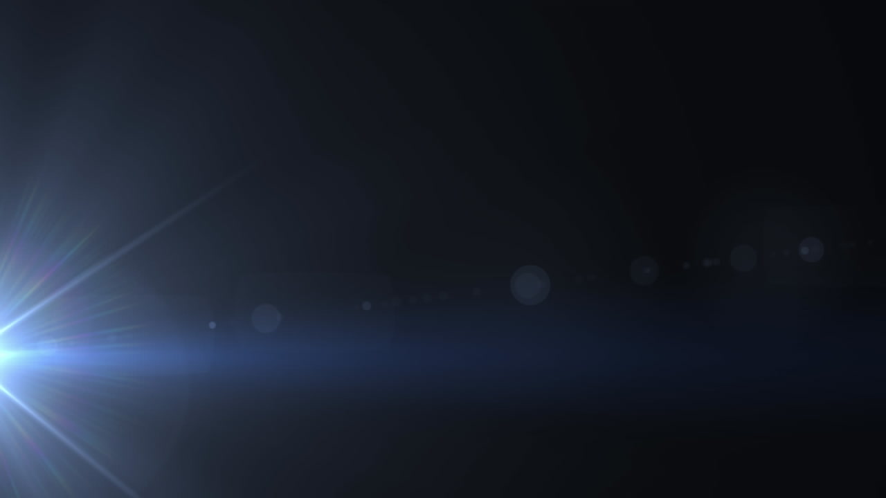 파란색 배경에 움직이는 빛의 반점과 디지털 파동의 디지털 애니메이션