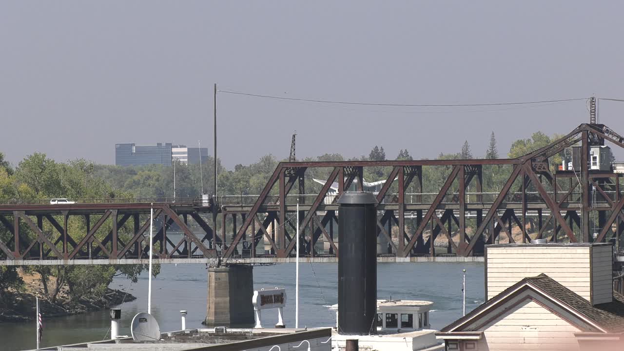 새크라멘토 올드 타운 캘리포니아의 새크라멘토 강