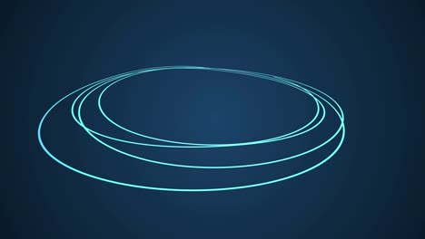 hand drawn scribble circle, logo design element. motion graphic video