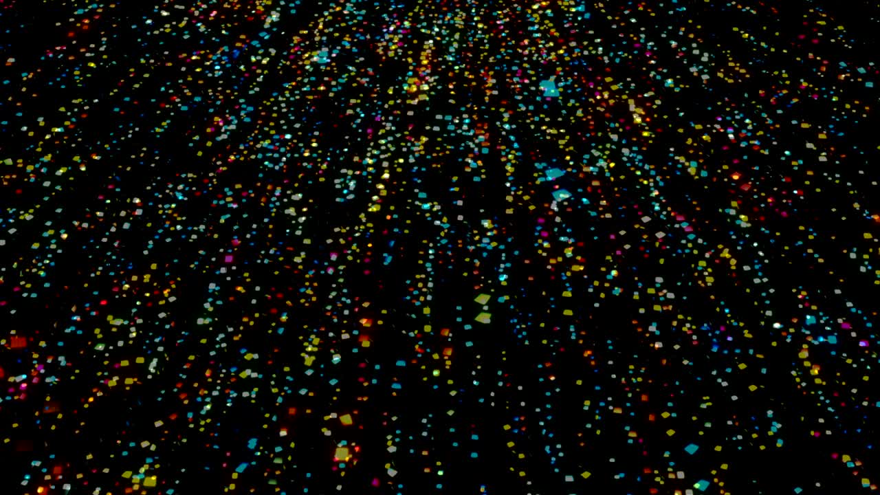 콘페티 입자 cg 애니메이션