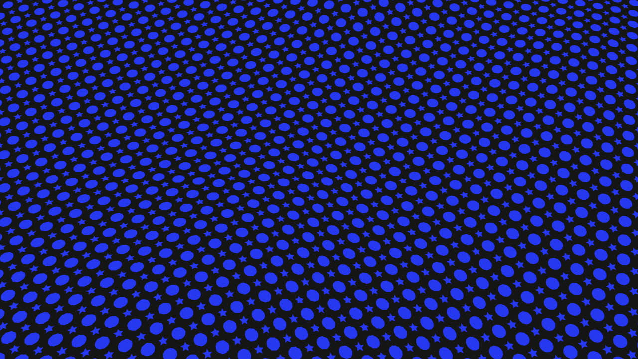 Elegant blue dot pattern on black background simple symmetry and uniformity