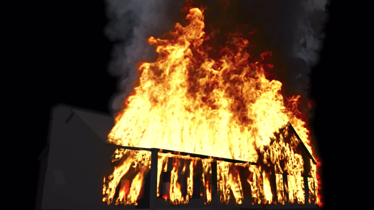 불타는 집