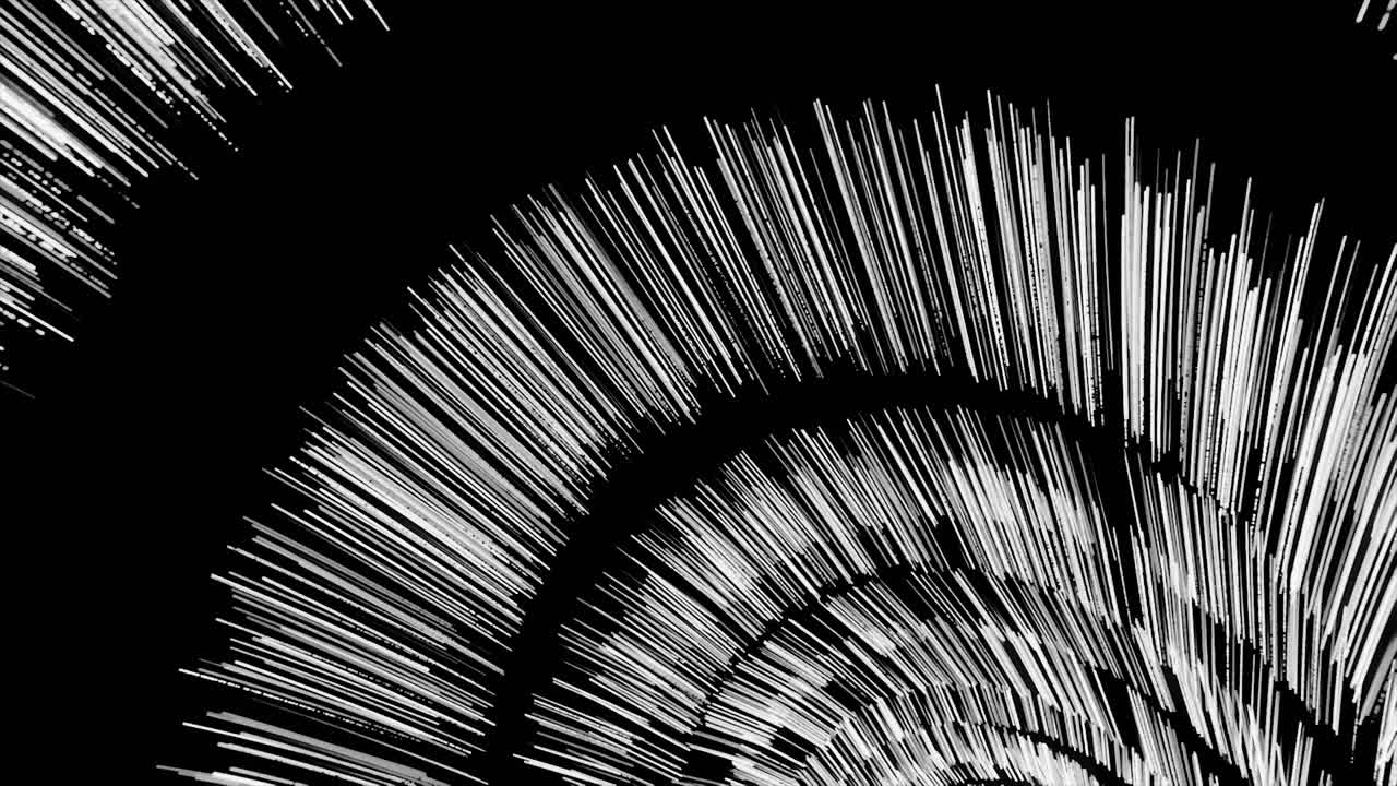 líneas radiales abstractas