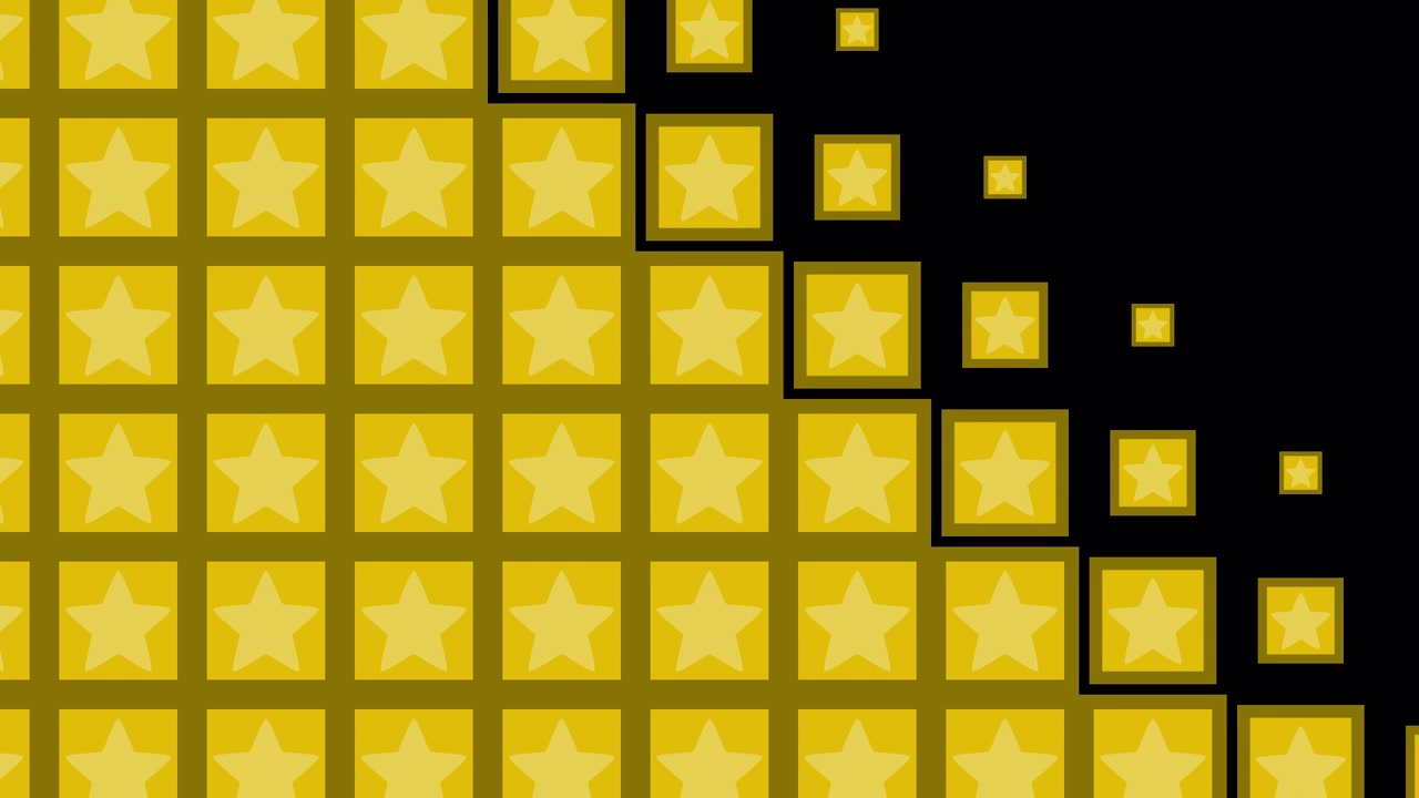 Yellow Star Pattern Background