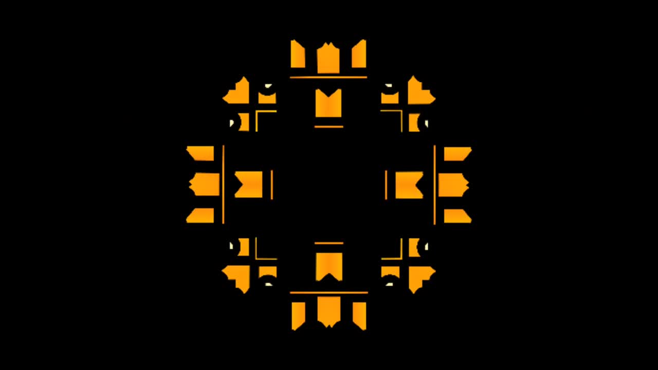 다채로운 칼레도스코프 그래픽 패턴 모션 배경