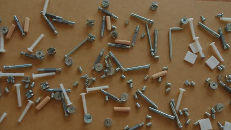 picking screws for furniture assembly diy home 4k hand