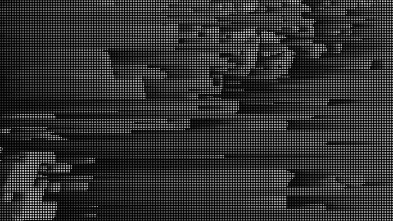 4K Abstract Glitch Technology Background.