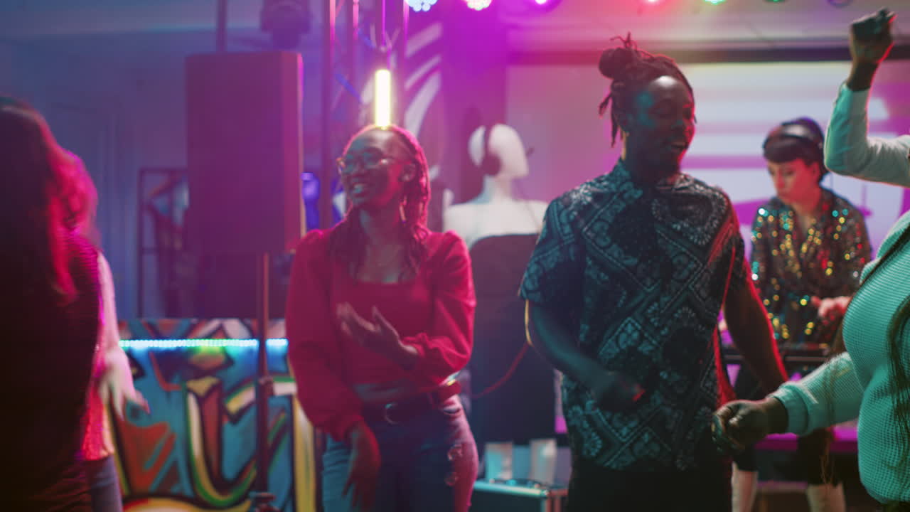 Dancing and Celebrating at a Party