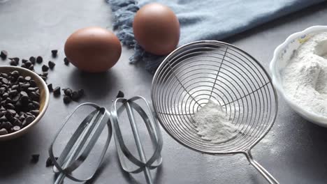 baking ingredients preparation