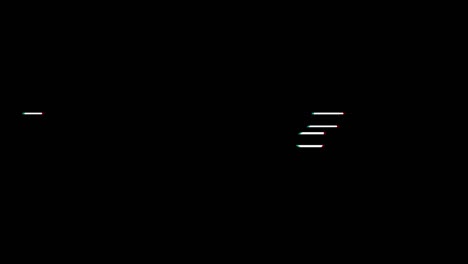 el vídeo de promoción de la venta del viernes negro tiene un efecto de glitch.